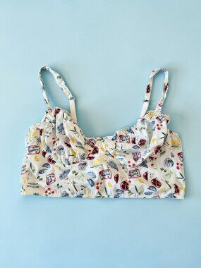 COLSIE Sardinia Sleep Bra Crop Top Size Large